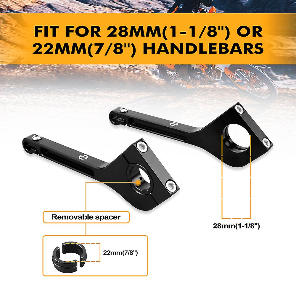 Tib 28mm 22mm 7/8andquot;handlebar Roadbook Mounting Arms Kit Bracket For Ktm Husqvarna Gasgas Beta Husaberg Sherco Honda Yamaha Kawasaki