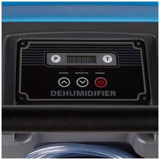 BlueDri 150-Pint Commercial Dehumidifier in Blue for Water Damage Restoration Mold Remediation BD-BD-76-BL