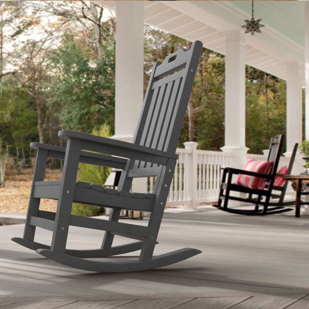 RESINTEAK New Classic Outdoor Rocking Chair