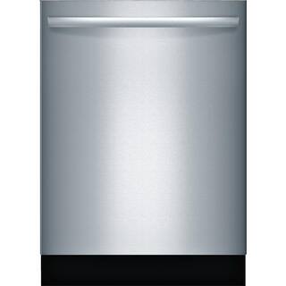 Bosch 800 Series 24 in. Top Control ADA Built-In Dishwasher in Stainless Steel with CrystalDry 3rd Rack 42dBA and 6-Cycles SGX78B55UC