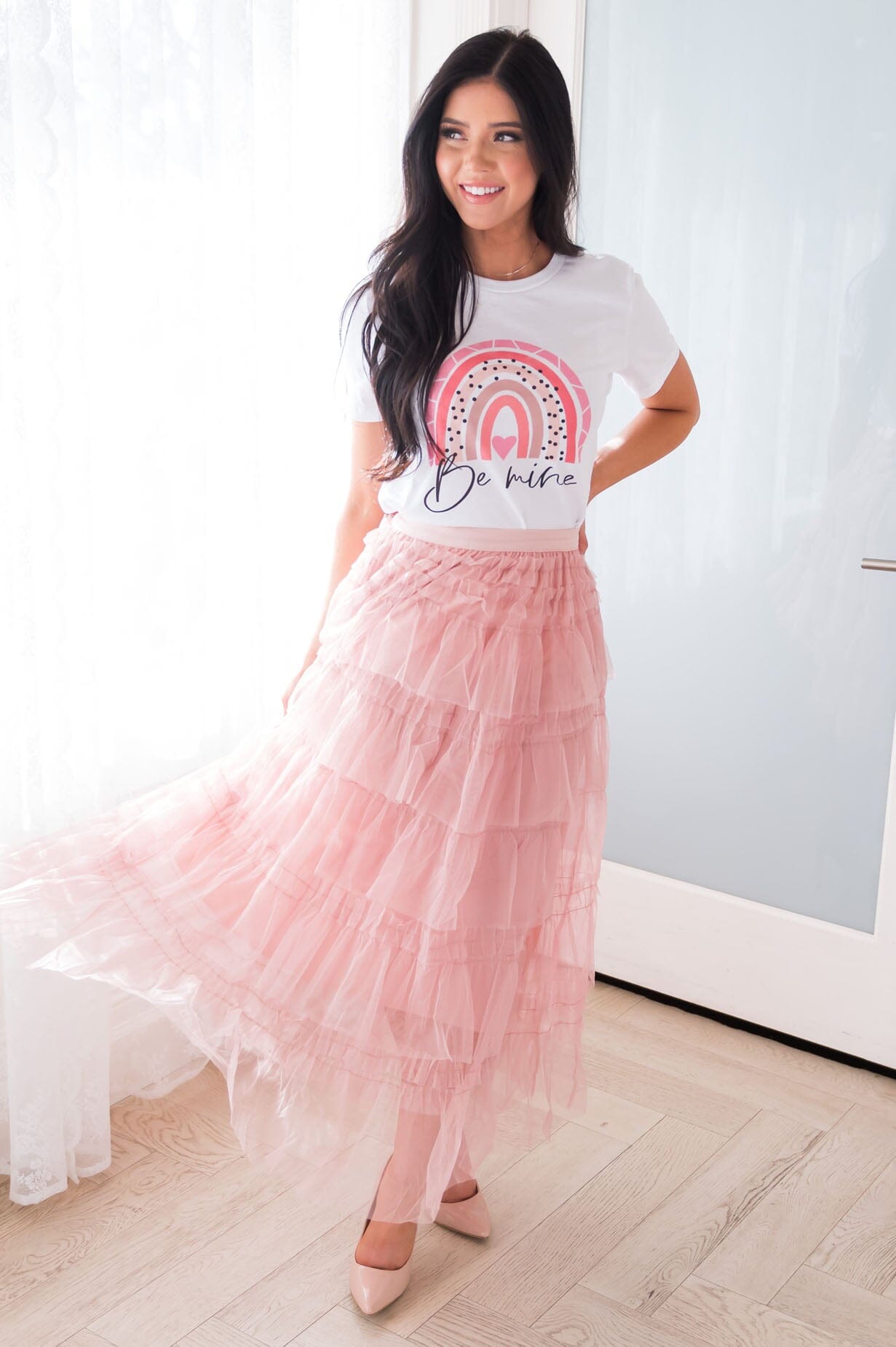 It's All About The Tiers Modest Tulle Skirt