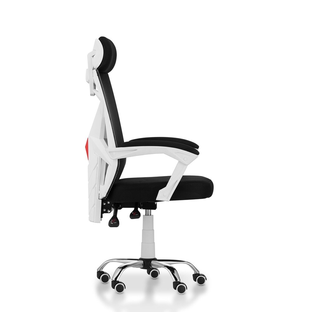 Gost Contemporary White Height Adjustable Desk Chair by Furniture of America