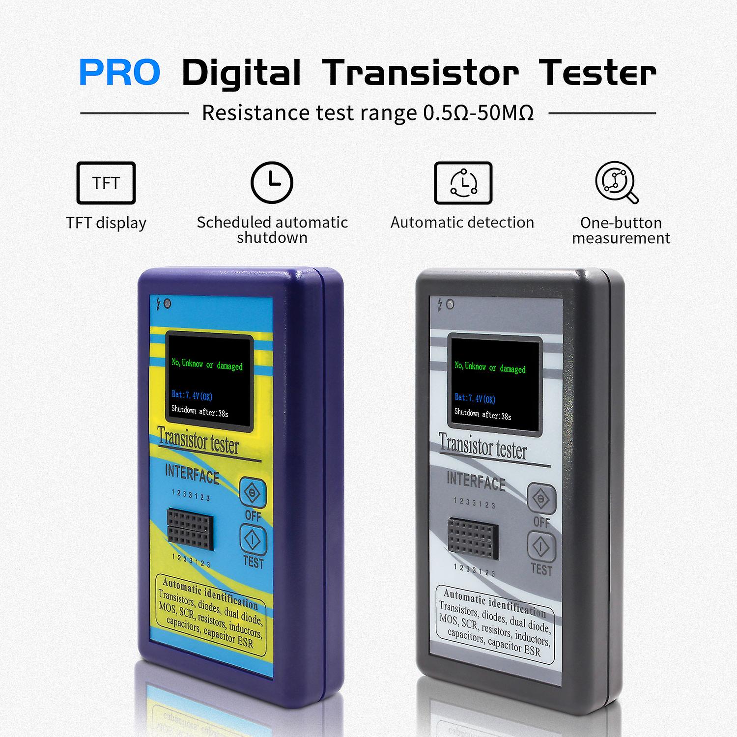 Special Version Multi-purpose Transistor Tester 128*160 Diode Thyristor Capacitance Resistor Inductance Mosfet Esr Lcr Meter