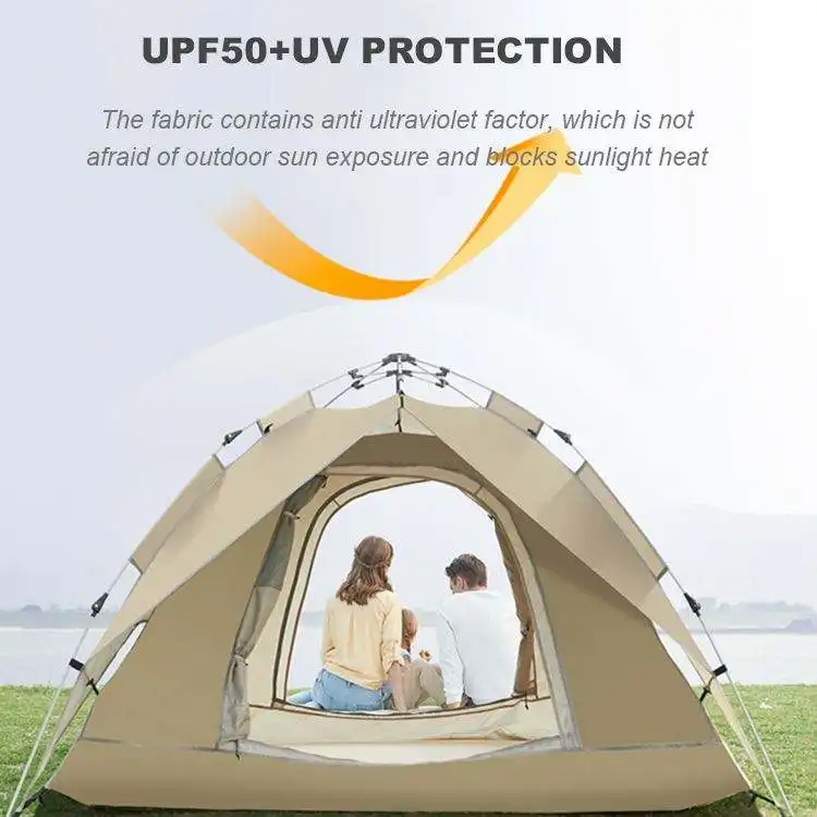 2023 Custom camping tent waterproof 2 4 person thickened hiking outdoor travel camping tents