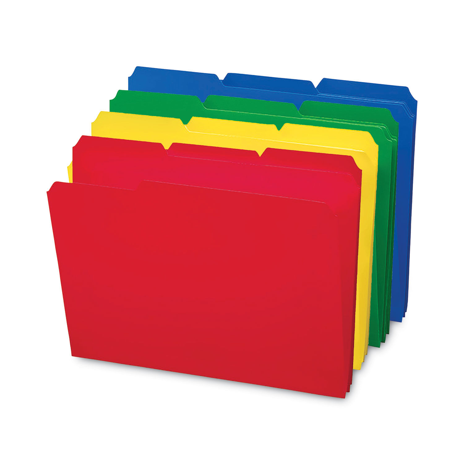 Top Tab Poly Colored File Folders by Smeadandreg; SMD10500