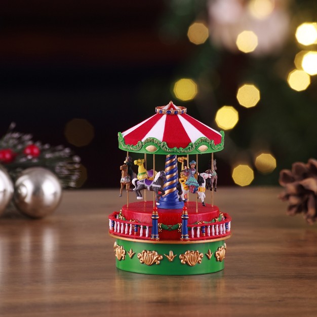 Mr Christmas Animated Mini Carnival Music Box Christmas Decoration