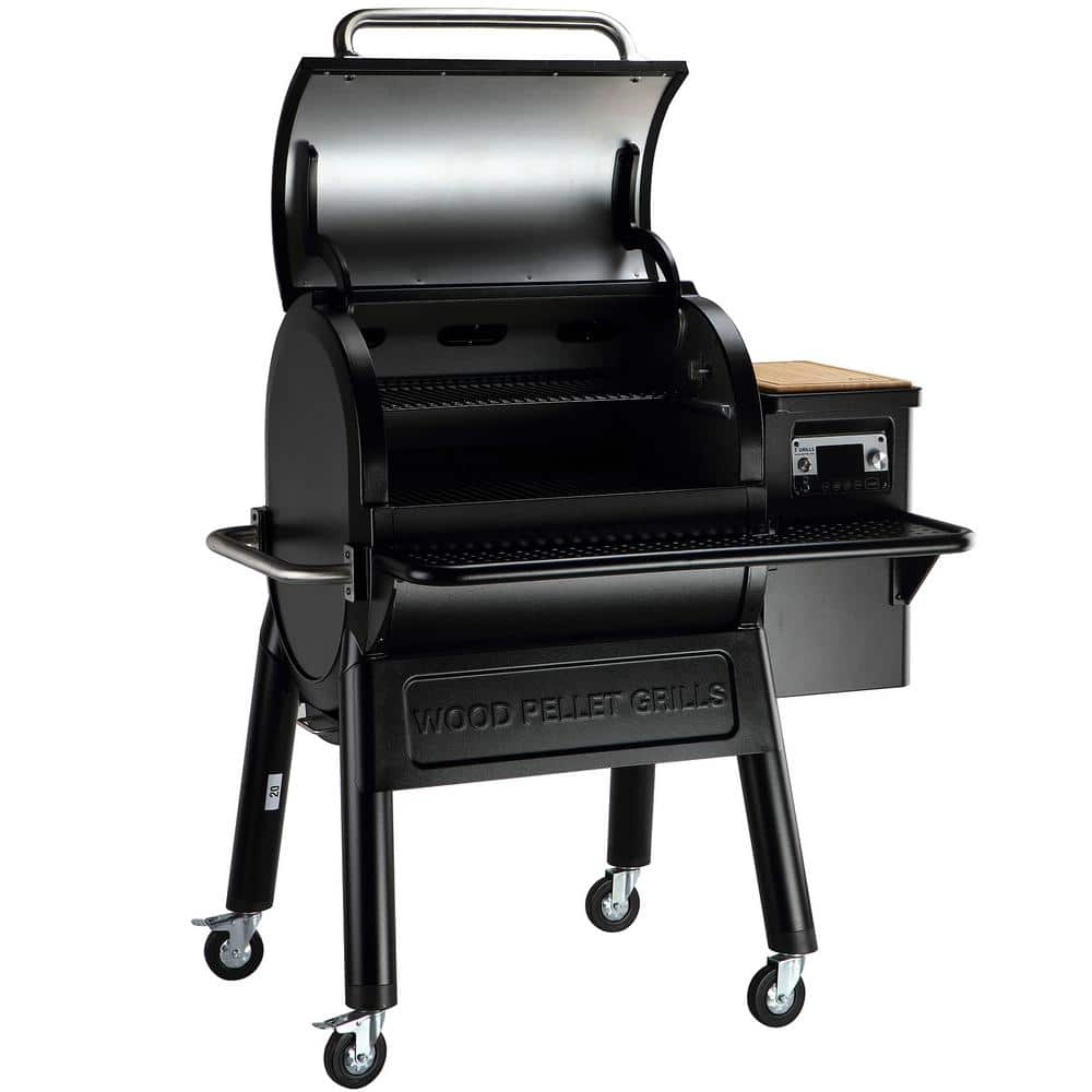 Z GRILLS 709 sq. in. ZPG-7052B Wi-Fi Pellet Grill and Smoker in Black ZPG-7052B