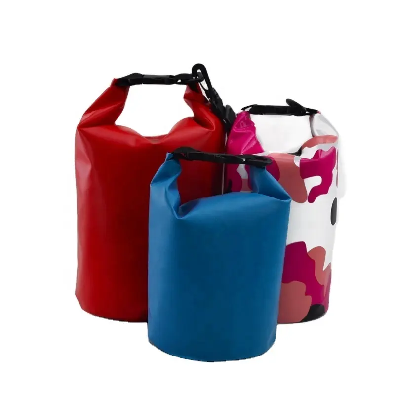YUANFENG outdoor camping 2L 100L roll top tarpaulin pvc waterproof hiking bag dry bag backpack