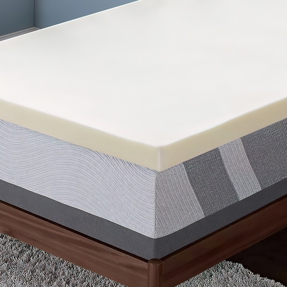 Onetan 1 inch/2 Inch Foam Topper Adds Comfort to Mattress.