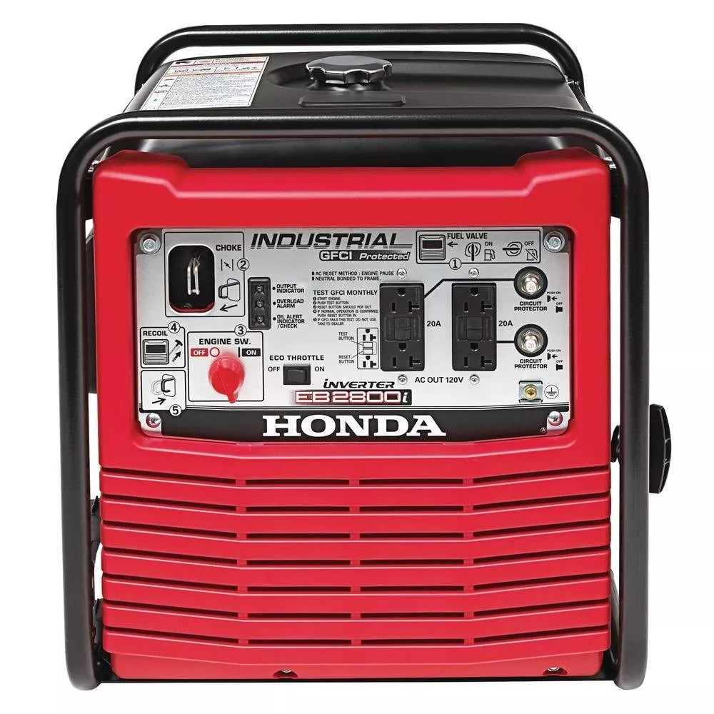 2,800-Watt Gasoline Powered Portable Industrial Inverter Generator