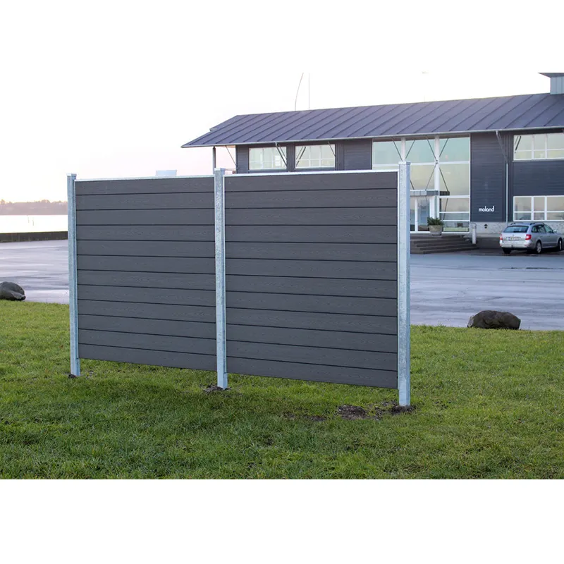 Factory Cheap Price WPC Composite Aluminum Fence panels for garden fencing