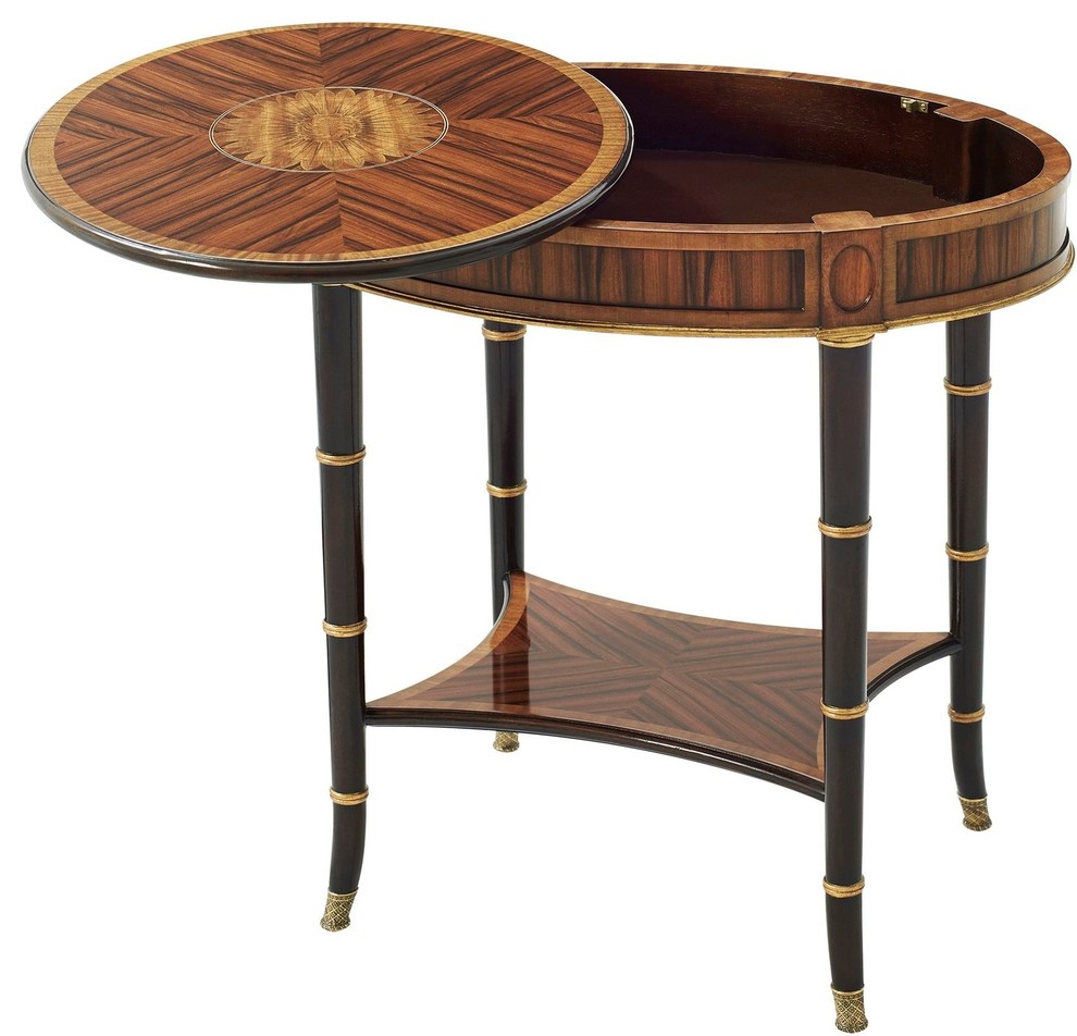 Theodore Alexander The English Cabinetmaker Edgeworth Accent Table   Transitional   Side Tables And End Tables   by Unlimited Furniture Group  Houzz