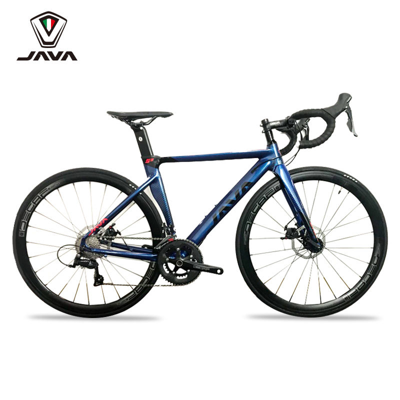 JAVA SILURO 3 road bike 18 speed carbon fiber bicycle for adult Disc brake Carbon fiber front fork of aluminum frame SILURO3