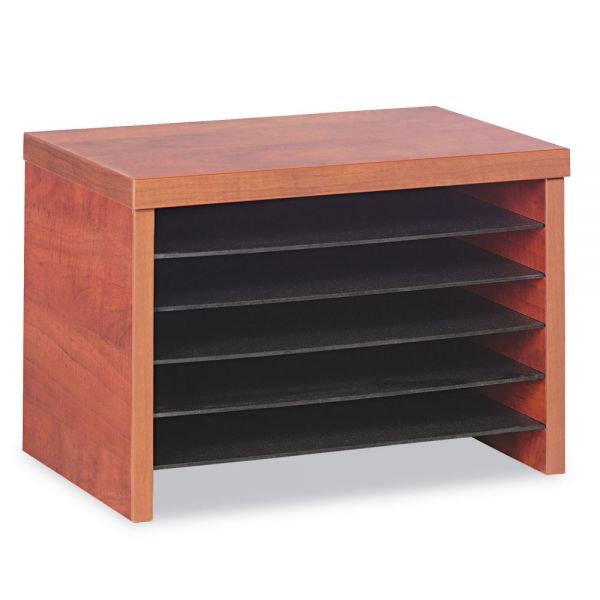 Alera Valencia Under Counter File Organizer Shelf， 15.75w x 9.88d x 10.88h， Cherry