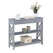 Convenience Concepts Titan 1 Drawer Console Table with Shelves