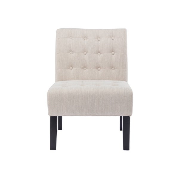 Lewis Fabric Tufted Accent Chair by Christopher Knight Home