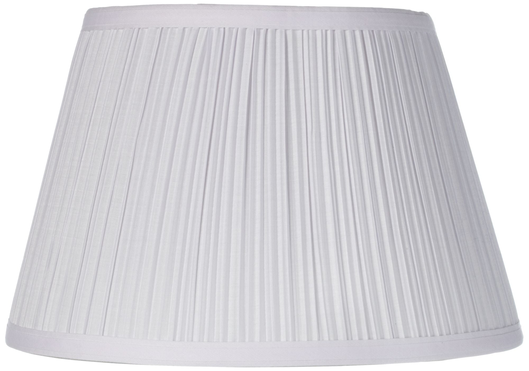 Brentwood Empire Lamp Shade White Mushroom Pleated Small 8