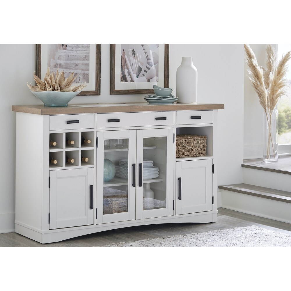 66 In. X 19 In. Buffet Server with Quartz Insert   66W x 19D x 38H