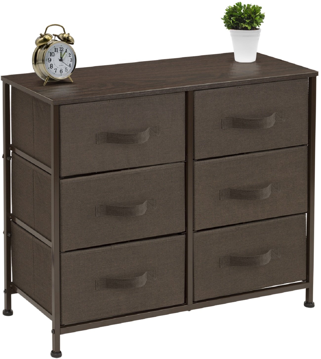 Sorbus Dresser with 5 Drawers - Furniture Storage Tower Unit for Bedroom， Hall