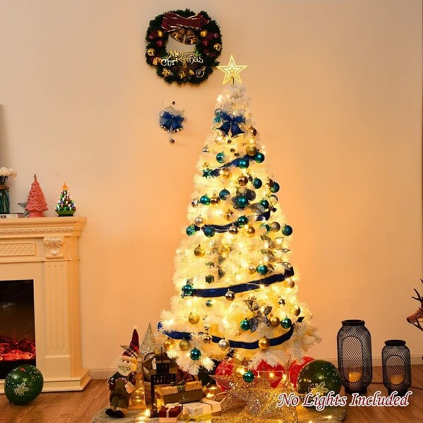 6ft Artificial Christmas Tree with 650 PVC Branch Tips