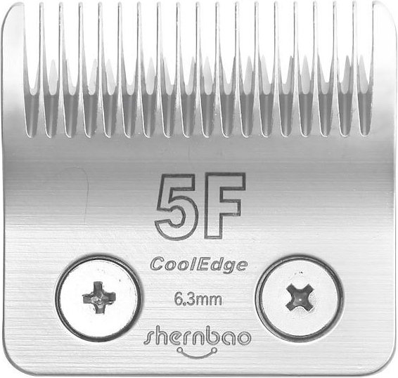 Shernbao 5F CoolEdge Blade Dog Grooming Clippers， Silver