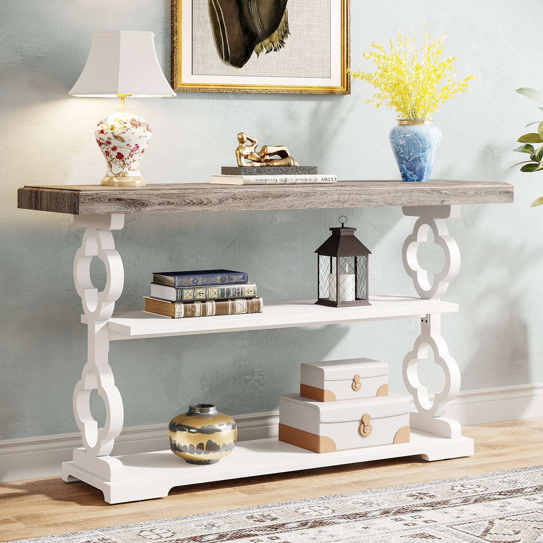 Farmhouse Console Table, 55