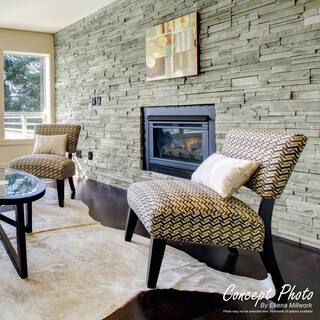 Ekena Millwork 2 in. x 48 in. Polyurethane Universal Trim Sill for StoneWall Faux Stone Siding Panels in Smokey Ridge PNUTS02X48SR