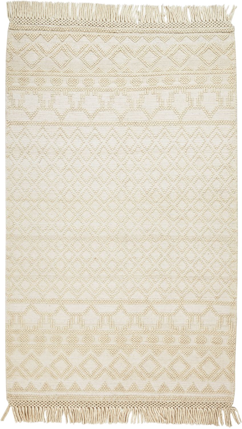 Lavinda Hand Woven Ivory Rug by BD Fine