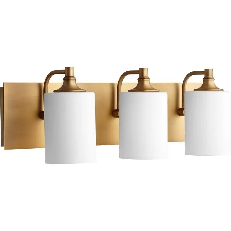 Celeste Aged Brass 3-light Vanity Lighting