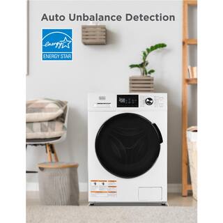 BLACK+DECKER 2.7 cu. Ft. Front Load Washer with 16 cycles in Compact White BFLW27MW