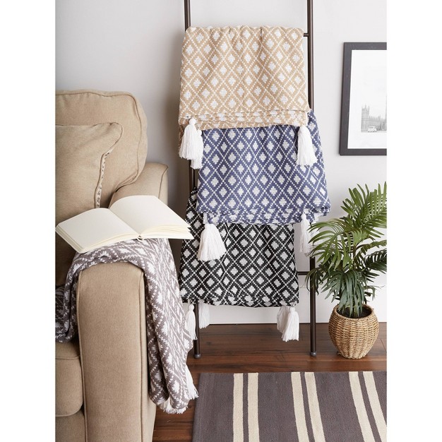 Diamond Lattice Throw Design Imports