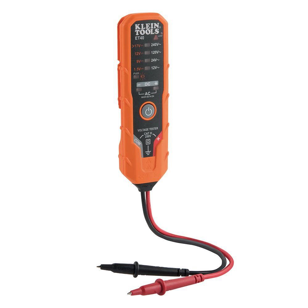 Klein Tools Electronic AC/DC Voltage Tester ET40 from Klein Tools