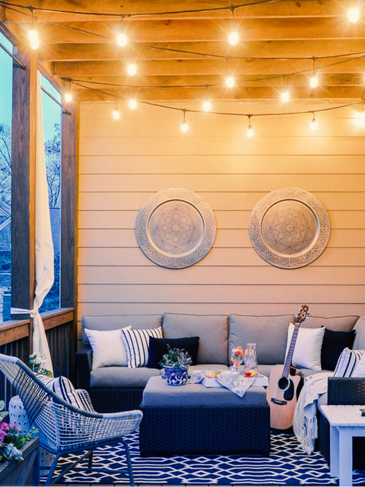 Brightech Ambience Pro Solar   3000K Soft White Hanging Filament Bulbs   Modern   Outdoor Rope And String Lights   by Brightech  Houzz