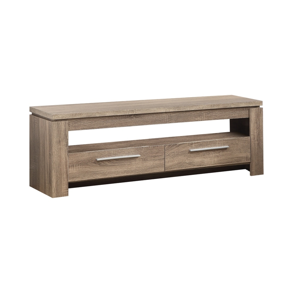 Hibbett 59 inch 2 drawer TV Console   59 inches in width