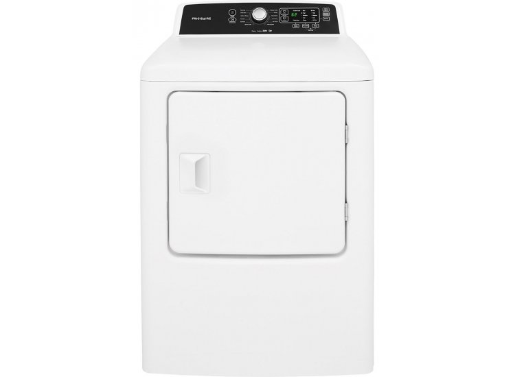 Frigidaire 6.7 Cu. Ft. White Freestanding Gas Dryer