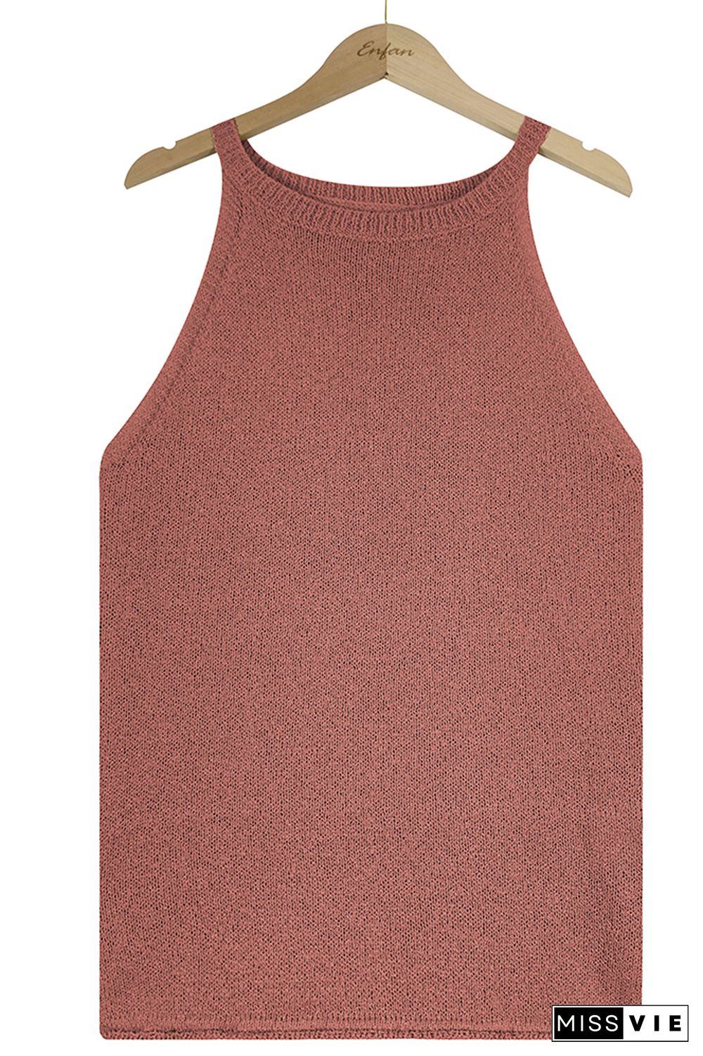 Plain Knit Tank Top