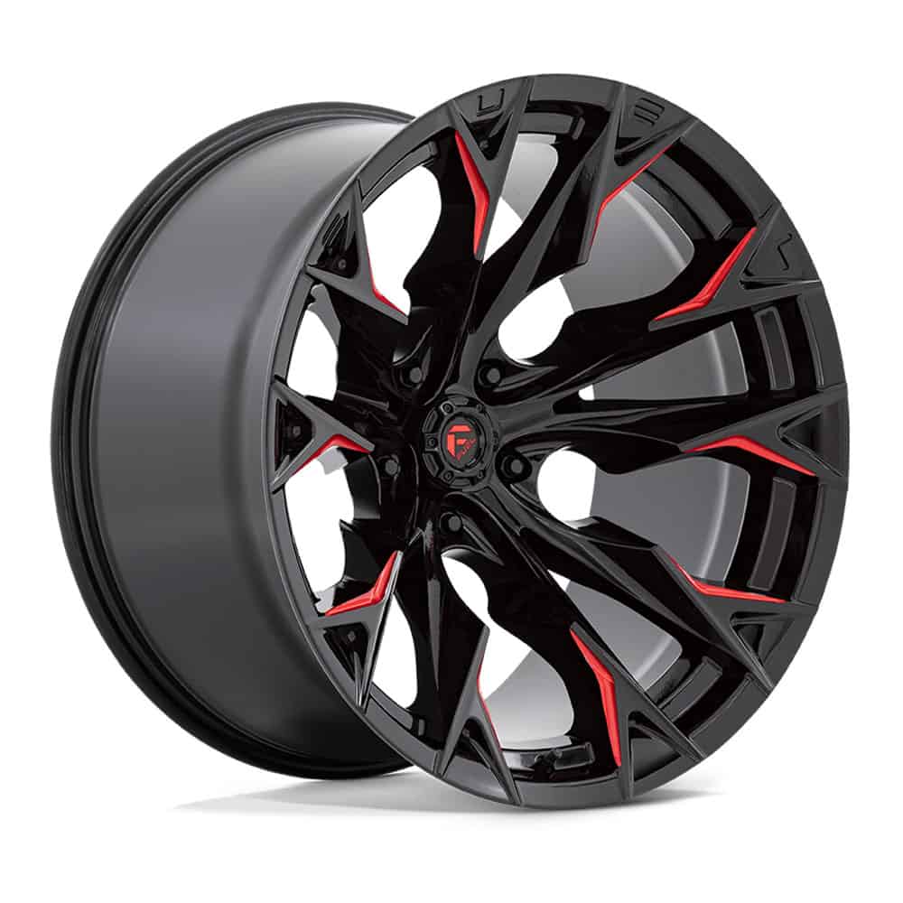 Fuel 1PC Wheels D823 22X12 5X5.0 G-BLK MILL C-RED -44MM