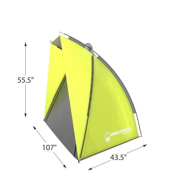 Leisure Sports Uv protection Beach Tent Sun Shelter With Carry Bag Yellow