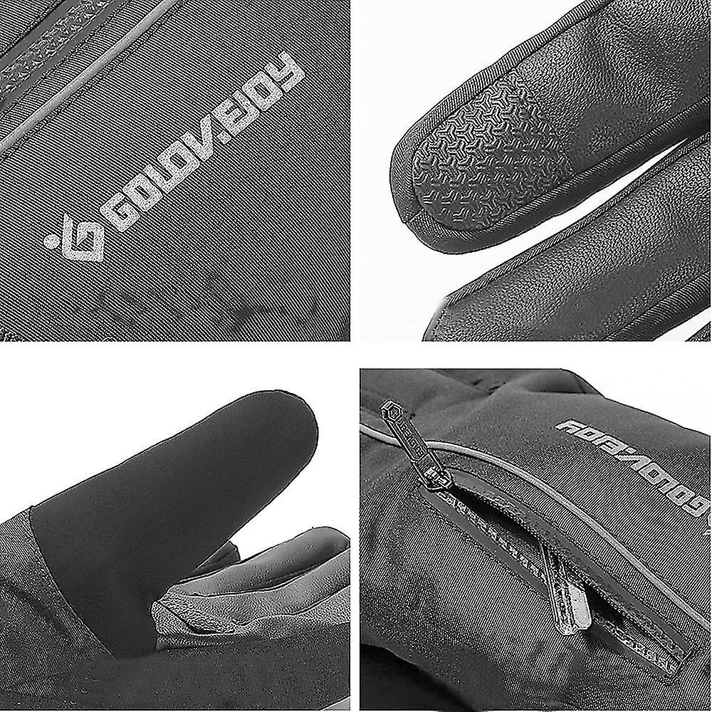 Winter Cycling Ski Gloves Windproof Waterproof Thermal Touch Screen Mittens