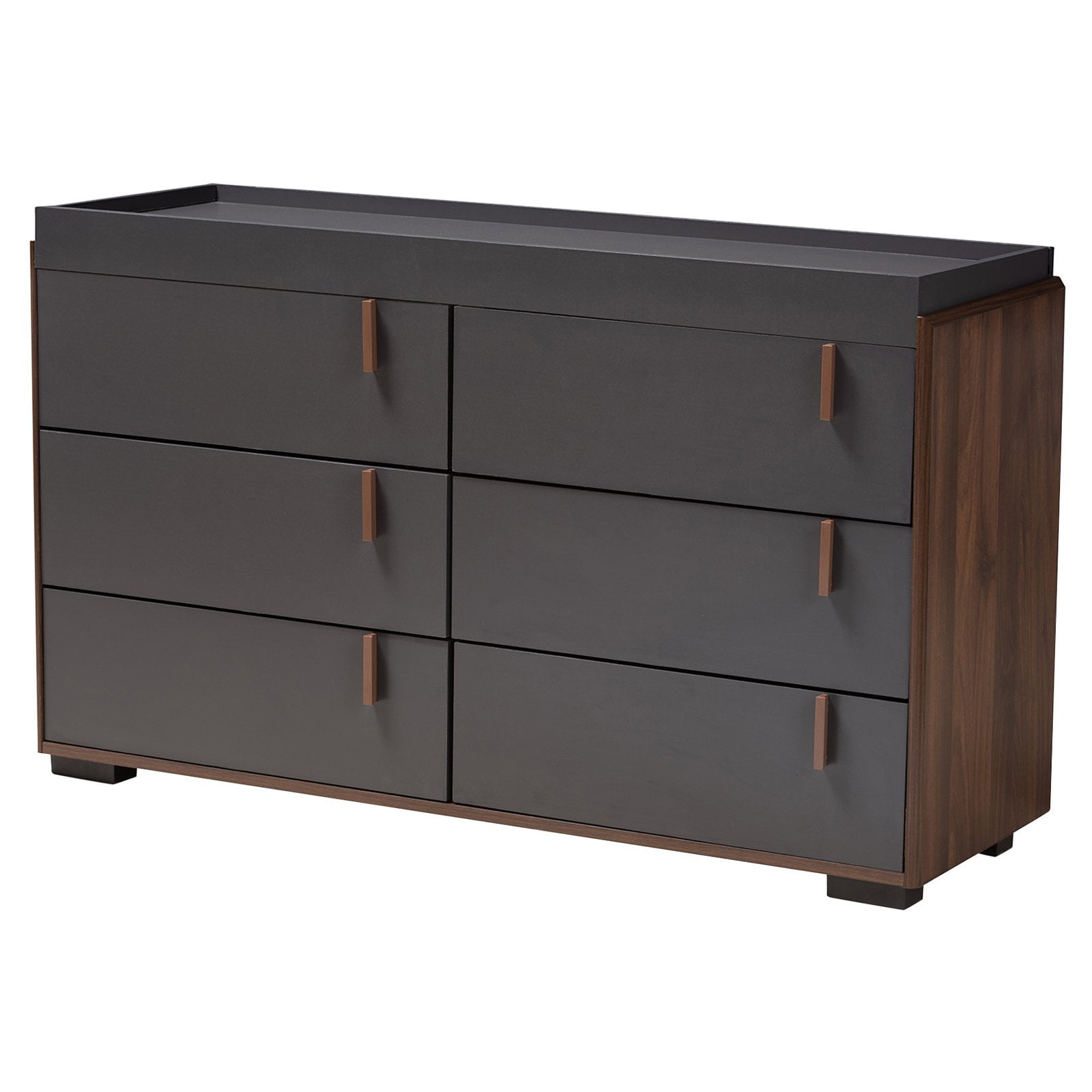 Baxton Studio Rikke 6 Drawer Modern Dresser