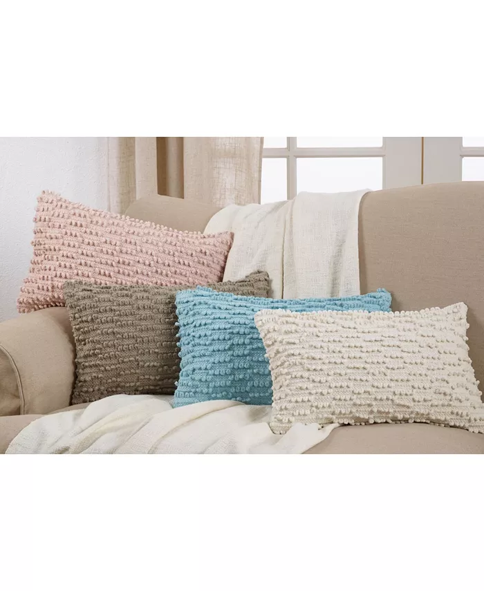 Saro Lifestyle Nubby Decorative Pillow， 12