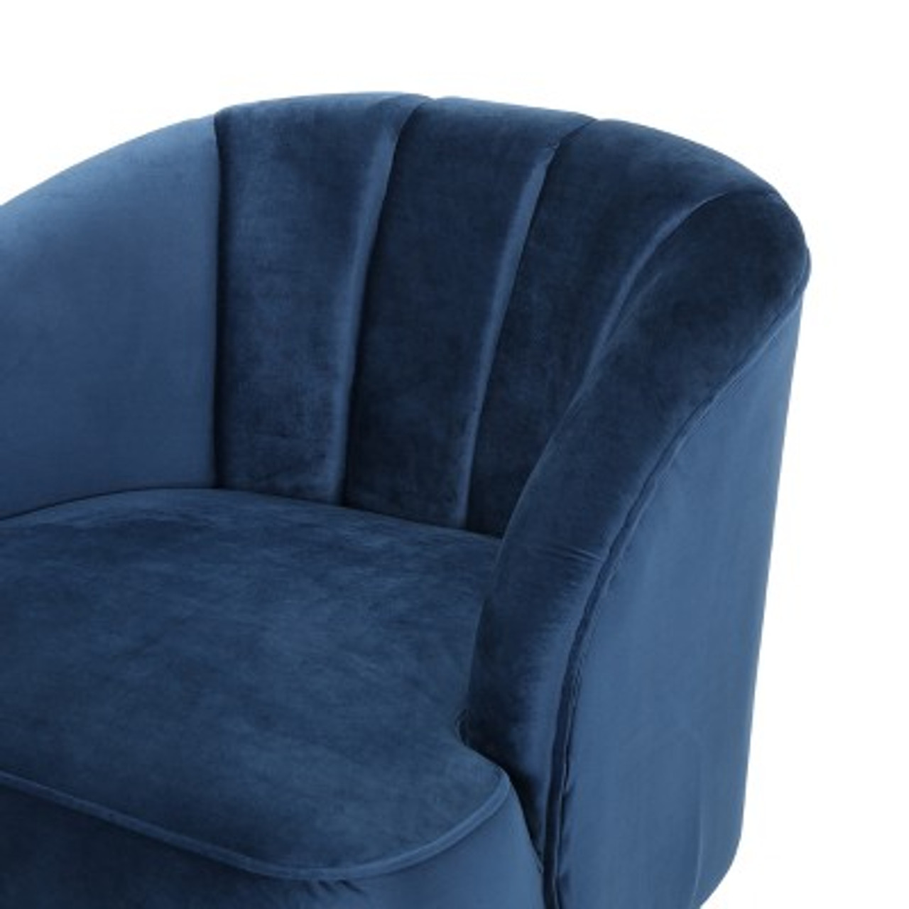 Amaia Modern New Velvet Club Chair Cobalt Blue - Christopher Knight Home