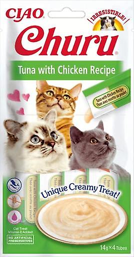 Inaba Churu Tuna with Chicken Recipe (Cats ， Treats ， Chewy and Softer Treats )