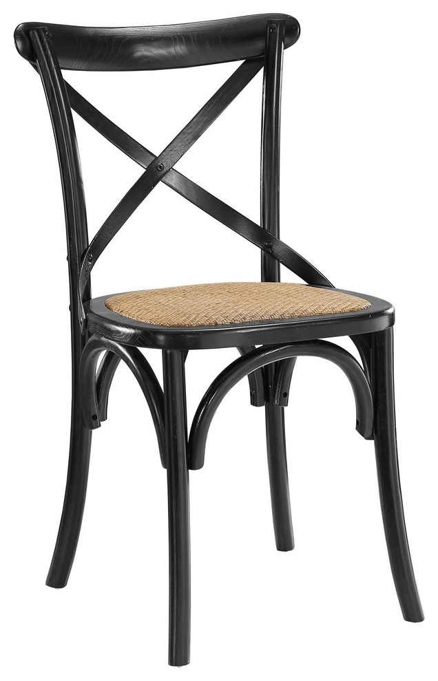 Gear Dining Side Chair Set of 4  Black   Tropical   Dining Chairs   by PATIOS ON FLEEK  Houzz