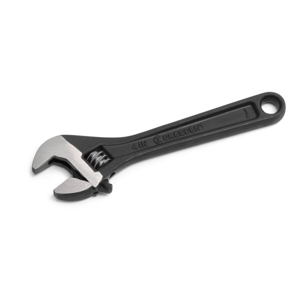 Crescent 4 in. Black Oxide Adjustable Wrench AT24VS