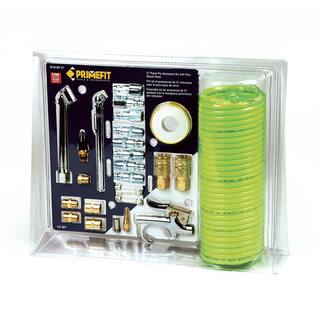 Primefit Pro Accessory Kit with Flexible Poly Recoil Hose (27-Piece) IK1018P-27