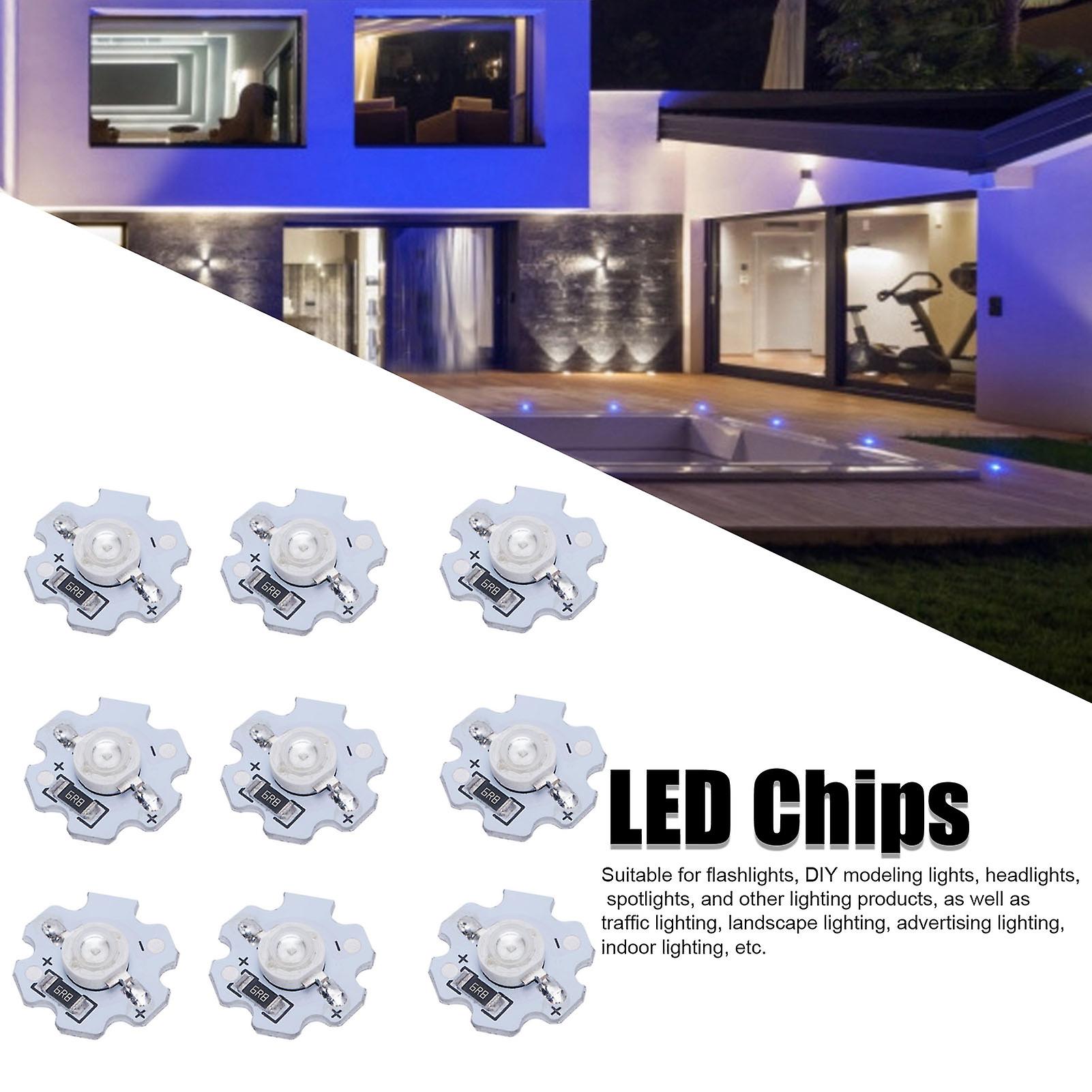 25 Pcs Led Bead Chips 200lm Brightness Led Chip Bulb With Aluminum Plate 1w 5v High Power Chip Light Source For Diy Lighting Fixtures Spotlight _x000d