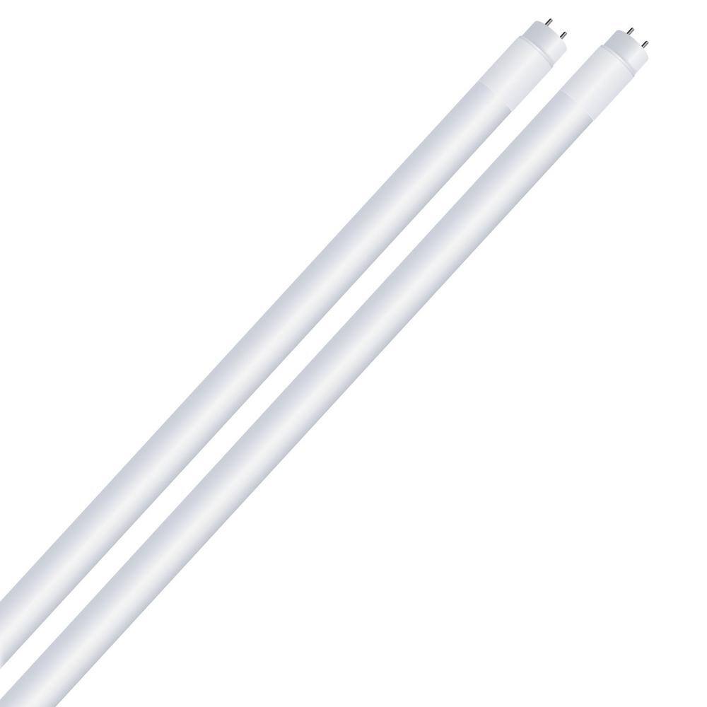 Feit Electric 18-Watt 4 ft. Linear T8 Plug and Play LED Tube Light Bulb Warm White 3000K (10-Pack) T848830LEDG225