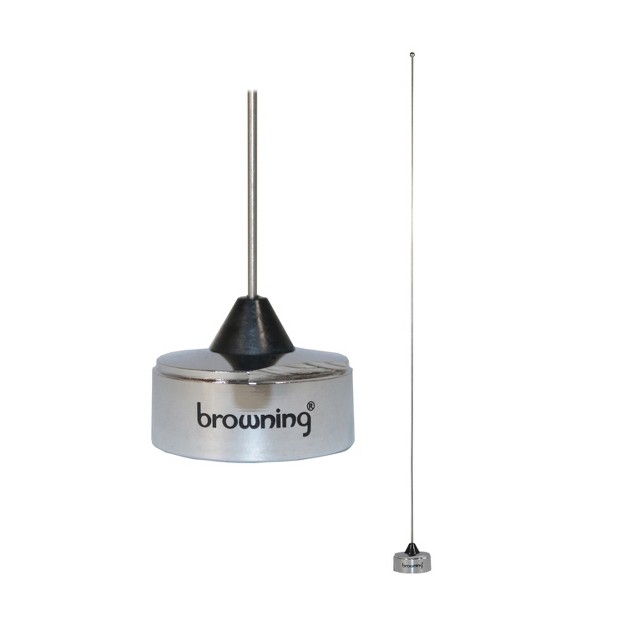 Browning 200 watt Pretuned 152 Mhz To 162 Mhz Tunable Nut type Uhf Antenna With Nmo Mounting