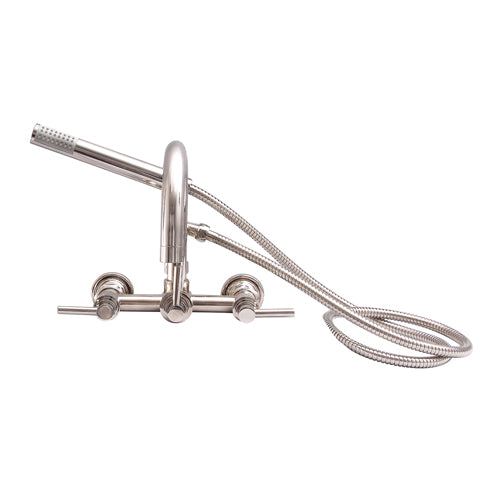 Clawfoot Tub Filler – Gooseneck Spout & Lever Handles